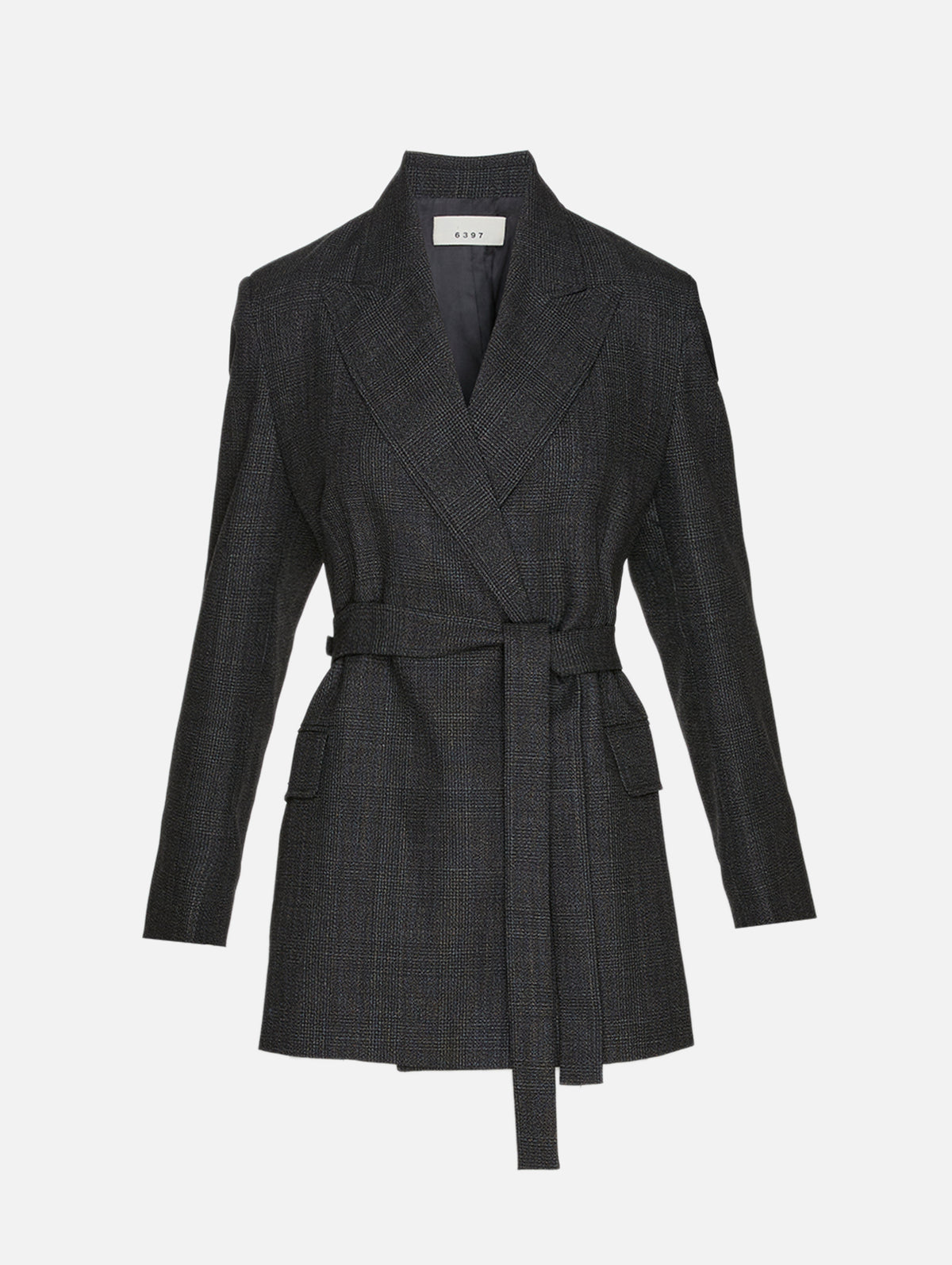 Tailored Robe Blazer,6397,GRAPHITE,Image 1