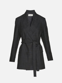 Tailored Robe Blazer,6397,GRAPHITE,Image 1