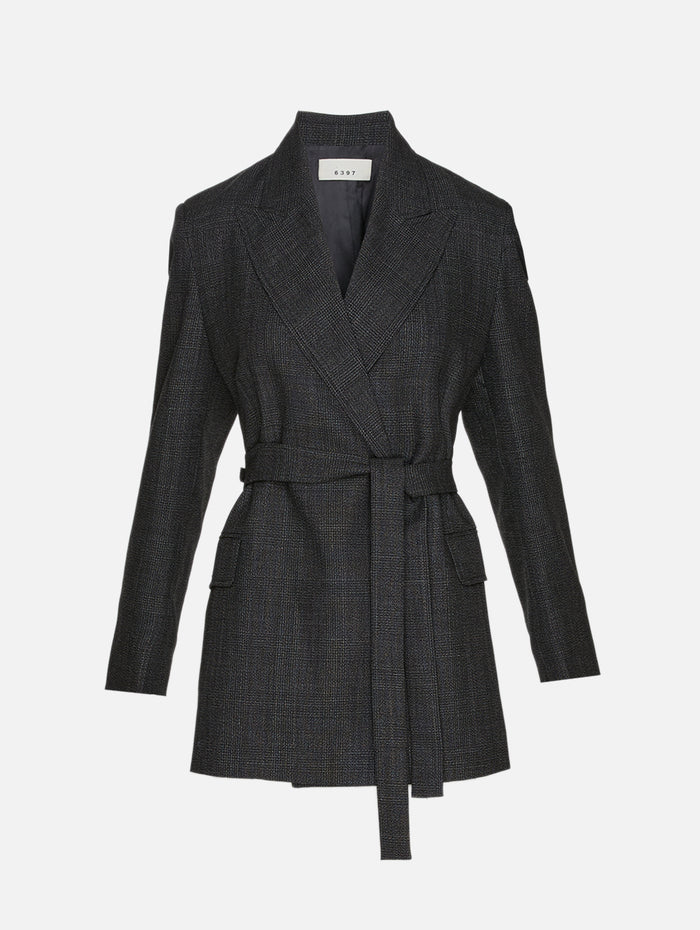 Tailored Robe Blazer,6397,GRAPHITE,Image 1