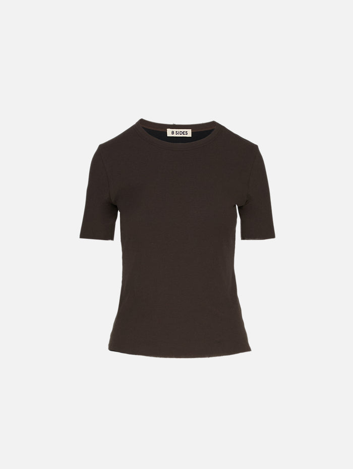 Double Tee,B SIDES,WALNUT/BLACK,Image 1
