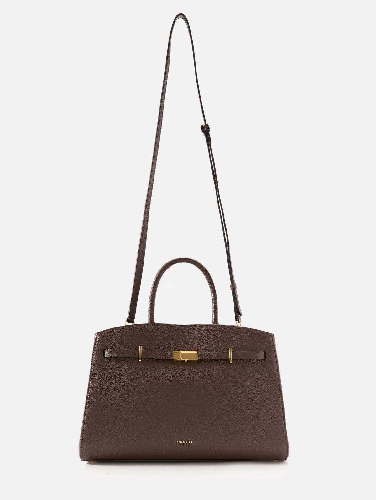 Midi Hudson Handbag,DEMELLIER,MOCHA,Image 3