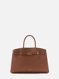 Midi Hudson Handbag,DEMELLIER,TAN,Image 1