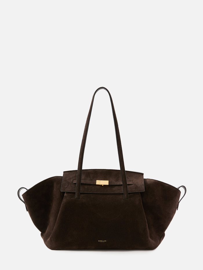 Brookyn Shoulder Bag,DEMELLIER,DARK CHOCOLATE,Image 1