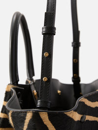 New York Top Handle Bag,DEMELLIER,ZEBRA,Image 5
