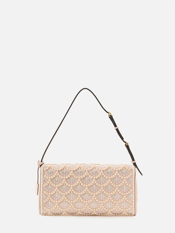 Devain Shoulder Bag,VALENTINO GARAVANI,CREAM CRYSTAL,Image 1