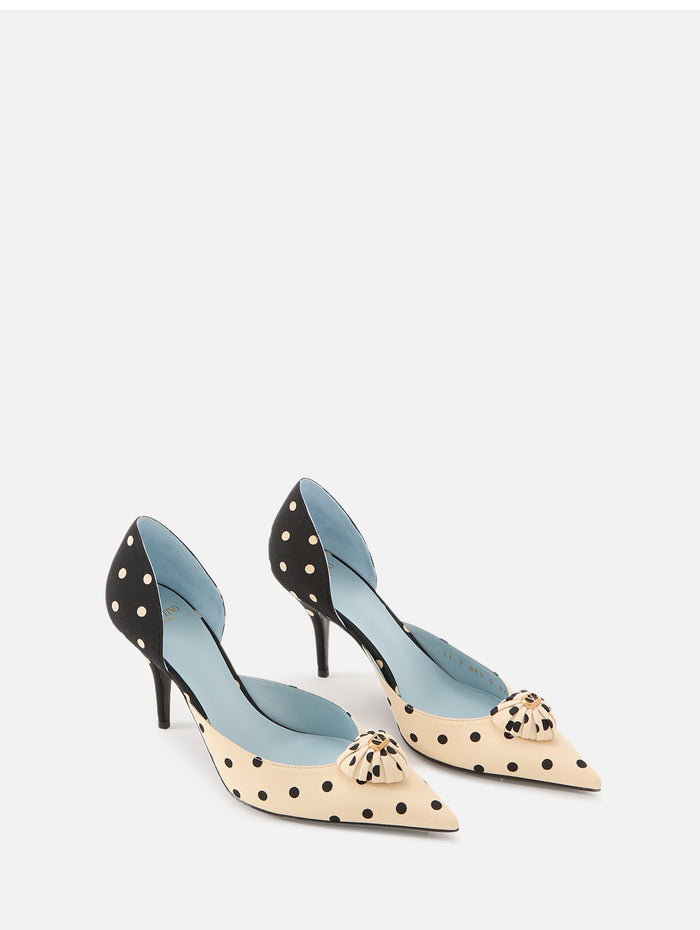 Coeur Royal D'Orsay Pump,VALENTINO GARAVANI,BETULLA NERO,Image 1