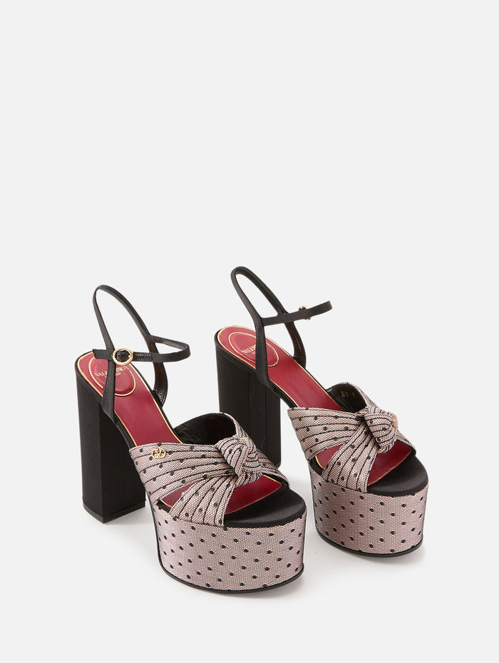 Crasher Platform Sandal,VALENTINO GARAVANI,NERO,Image 1