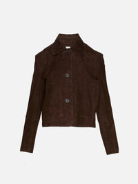 Emy Suede Jacket,ARMA,MUD BROWN,Image 2