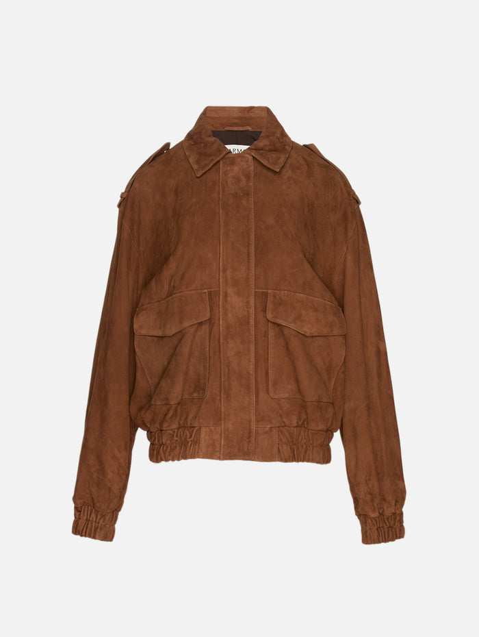 Halti Suede Jacket,ARMA,SADDLE,Image 1