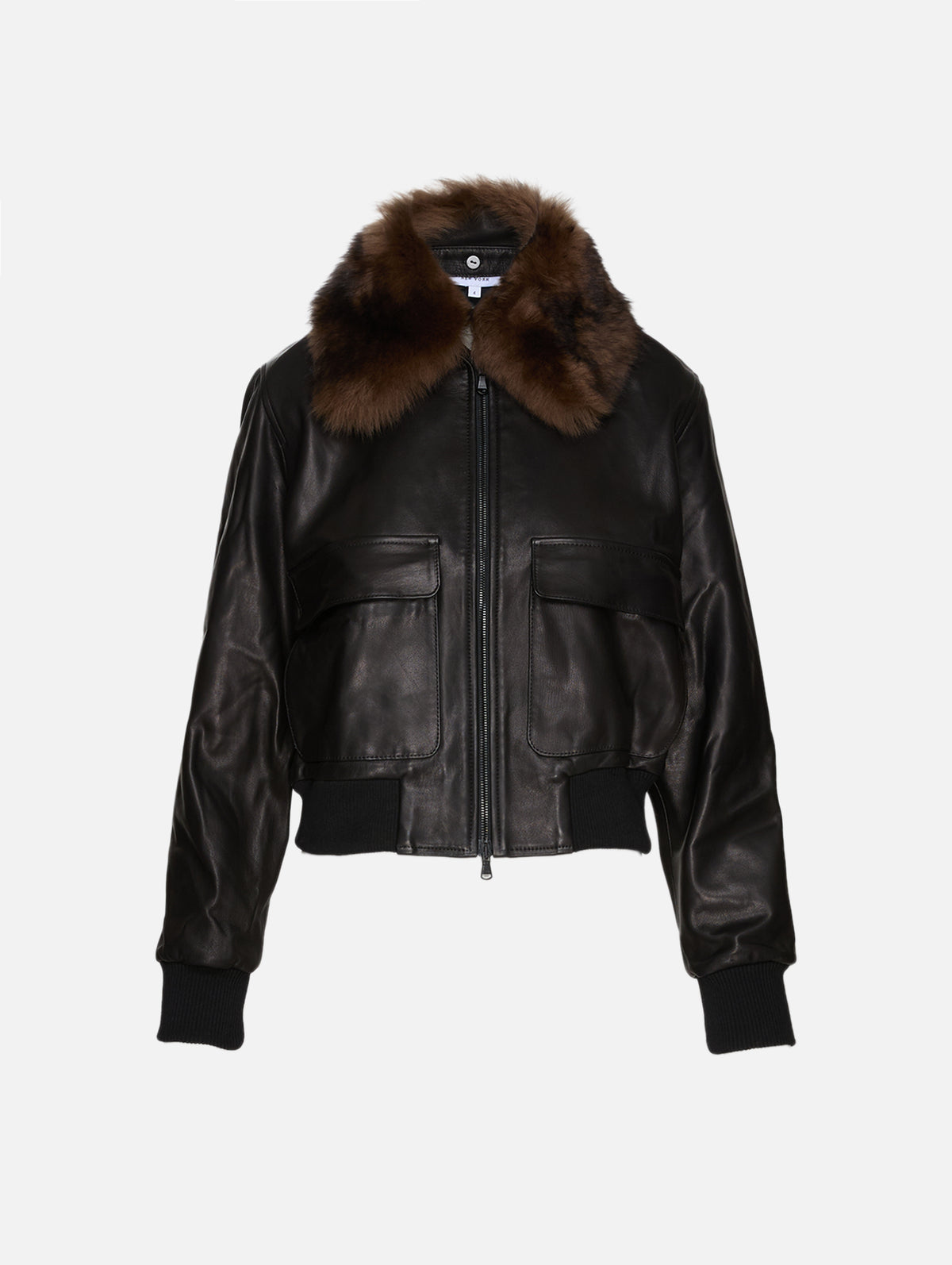 Airman Jacket,SUSAN BENDER,BLACK,Image 1
