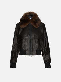 Airman Jacket,SUSAN BENDER,BLACK,Image 1