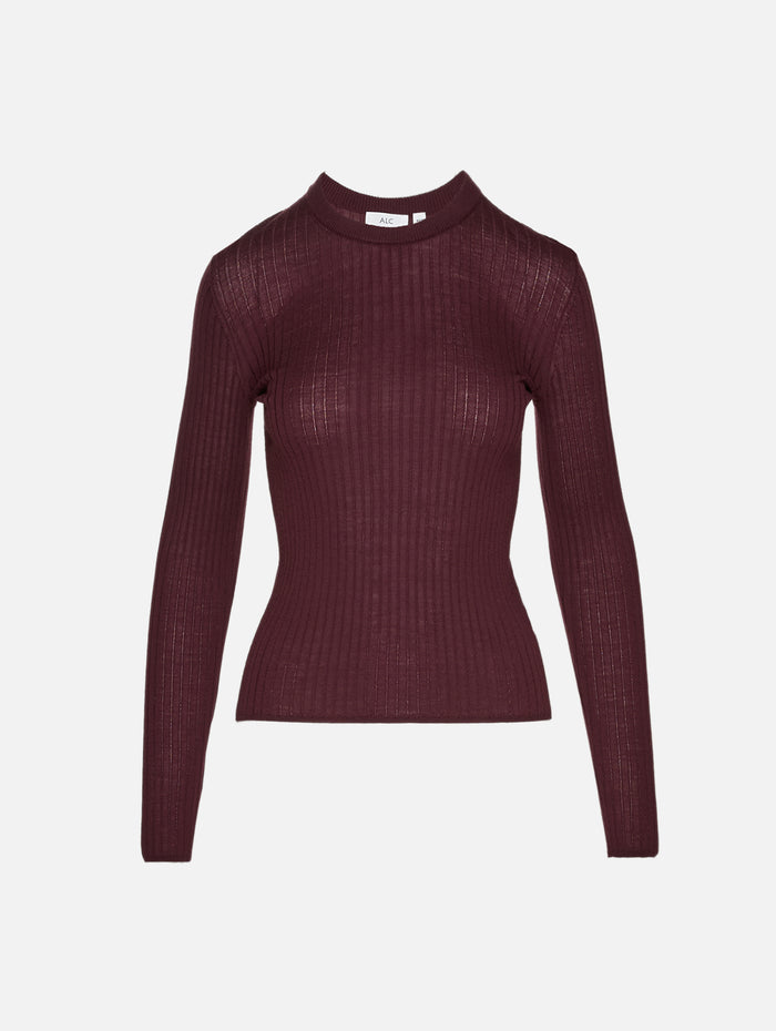 Kyle Top,A.L.C.,DARK MULBERRY,Image 1