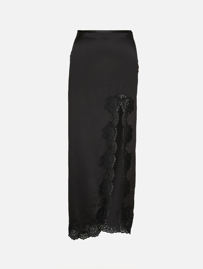 Lace Skirt,VALENTINO GARAVANI,BLACK,Image 1