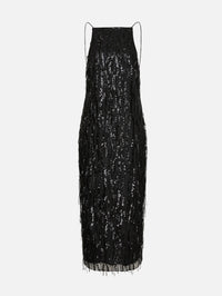 Tasmin Sequin Dress,ROAME,BLACK,Image 1