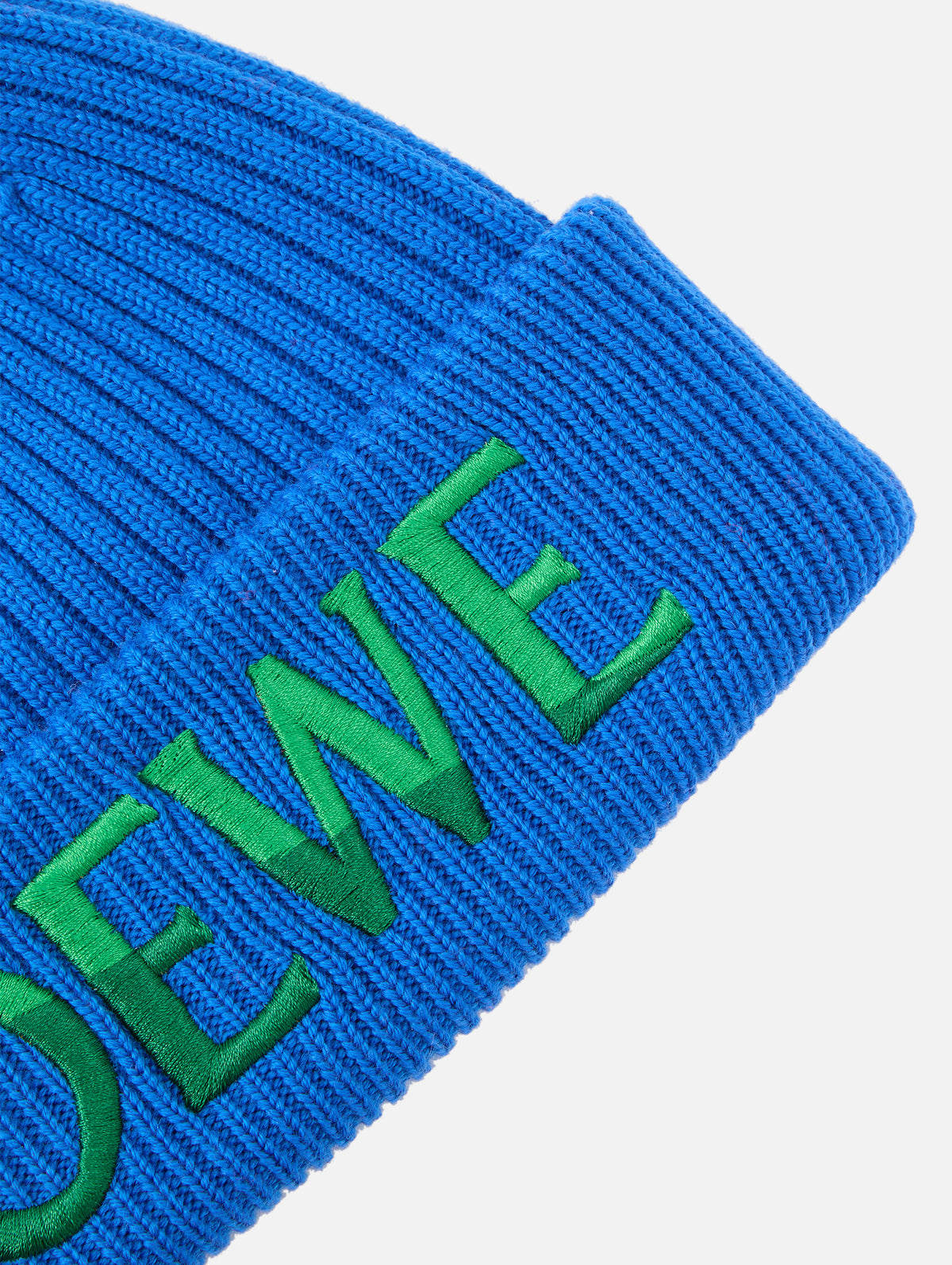 Loewe Beanie,LOEWE,BLUE GREEN,Image 2