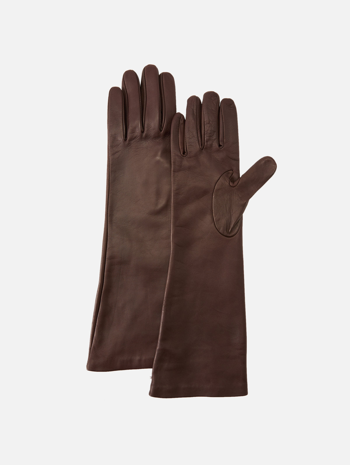 Park Leather Gloves,KALLMEYER,CHOCOLATE,Image 1