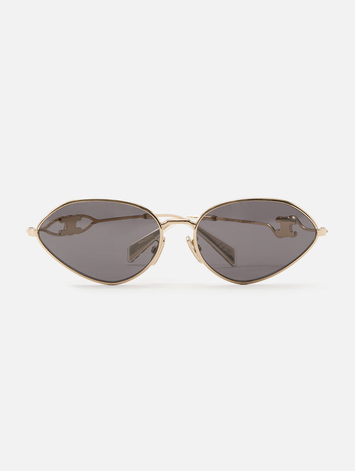 Wire Sunglasses,CELINE EYEWEAR,GOLD SMOKE,Image 1