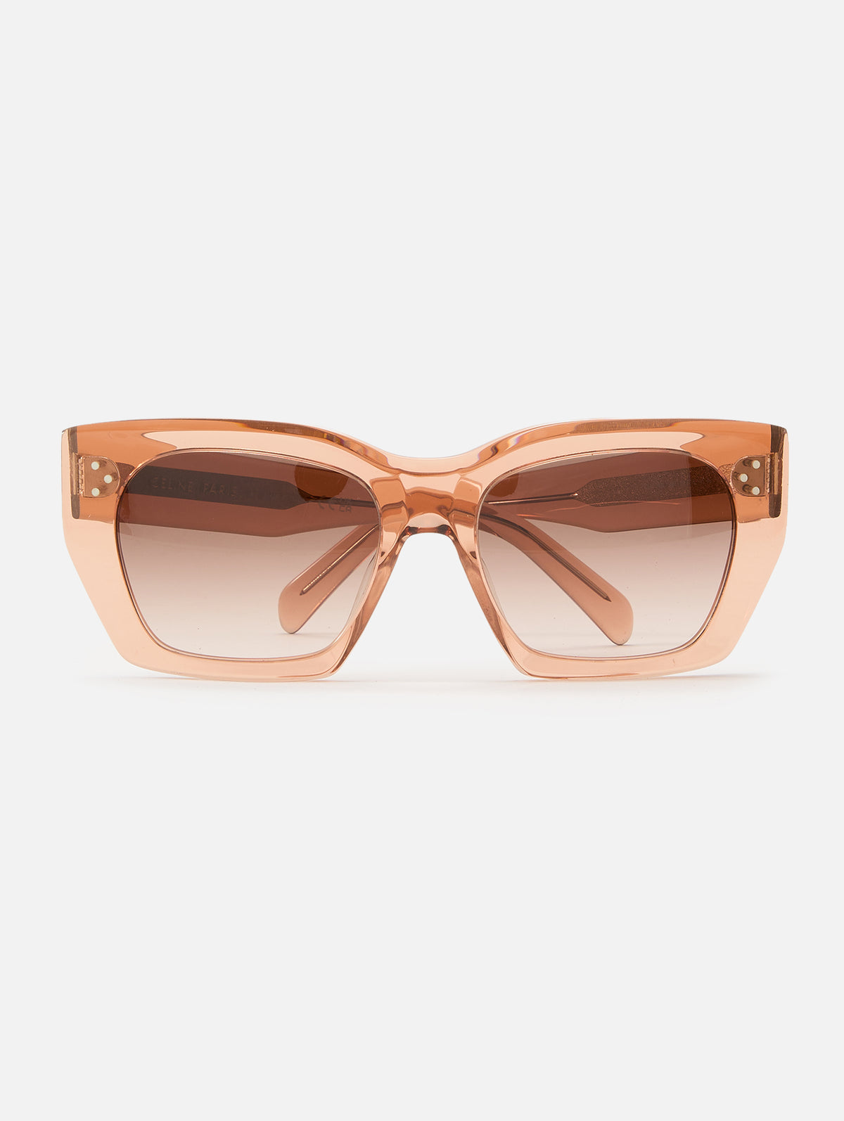 3 Dots Square Sunglasses,CELINE EYEWEAR,ORANGE,Image 1