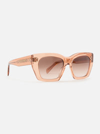 3 Dots Square Sunglasses,CELINE EYEWEAR,ORANGE,Image 2