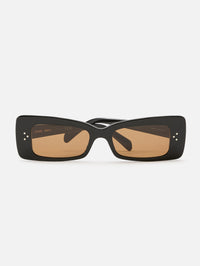 3 Dots Square Sunglasses,CELINE EYEWEAR,SHINY BLACK,Image 1