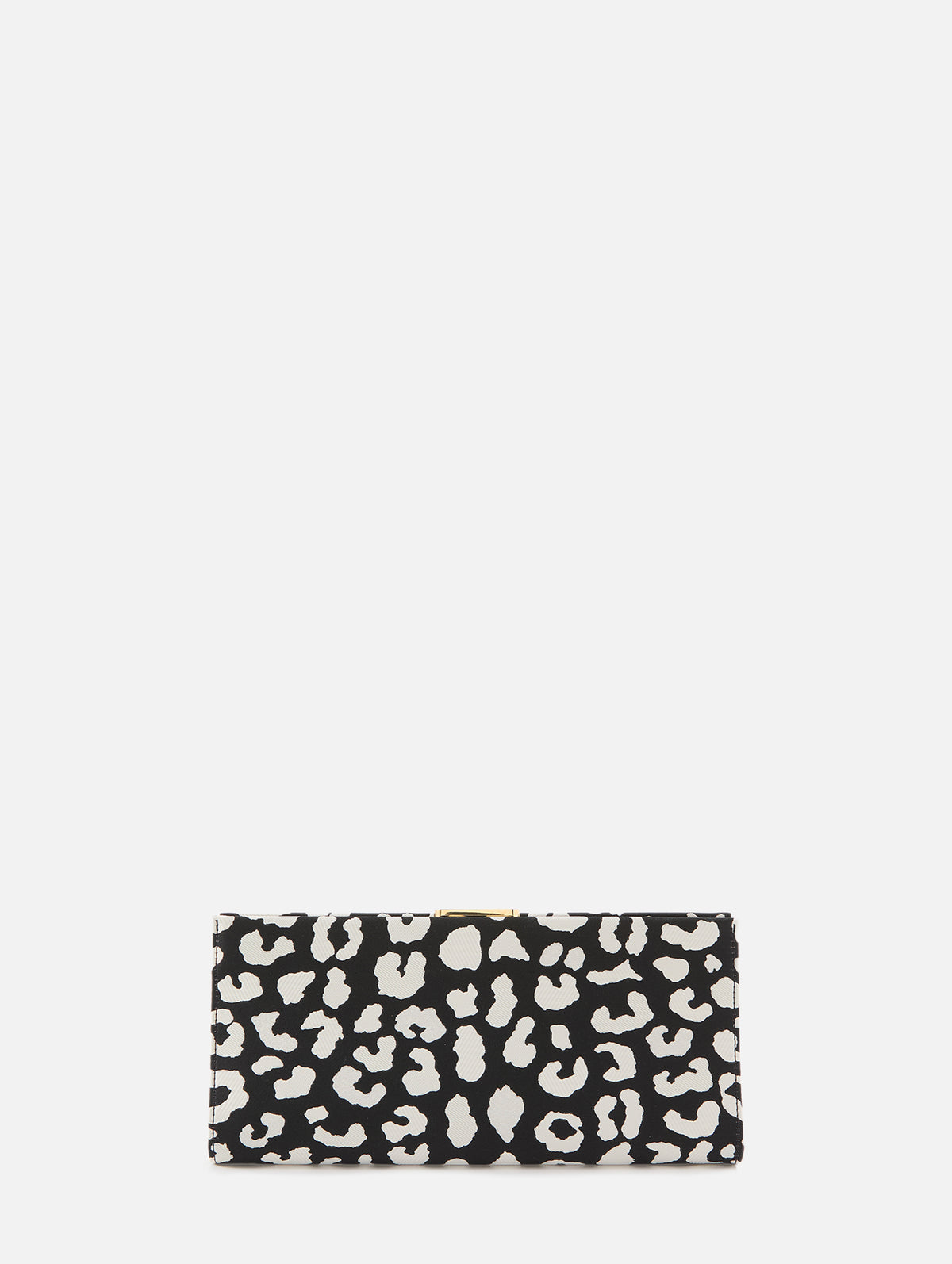 Pats Jacquard Clutch,CAROLINA HERRERA,BLACK IVORY,Image 1
