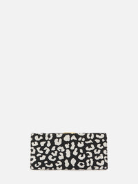 Pats Jacquard Clutch,CAROLINA HERRERA,BLACK IVORY,Image 1