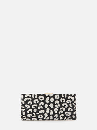 Pats Jacquard Clutch,CAROLINA HERRERA,BLACK IVORY,Image 2