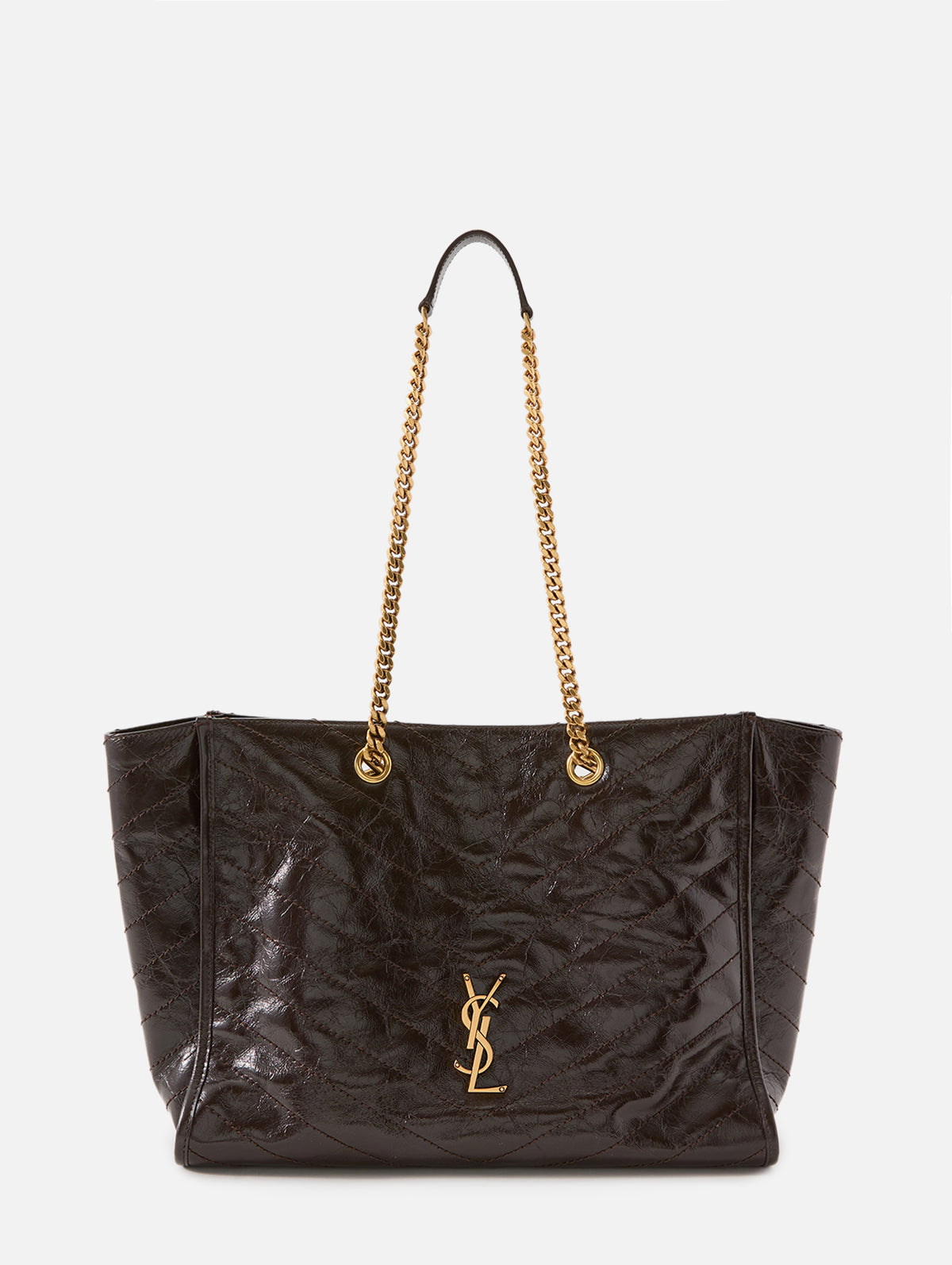 Niki Shopping Bag,SAINT LAURENT,LIGHT BROWN,Image 1