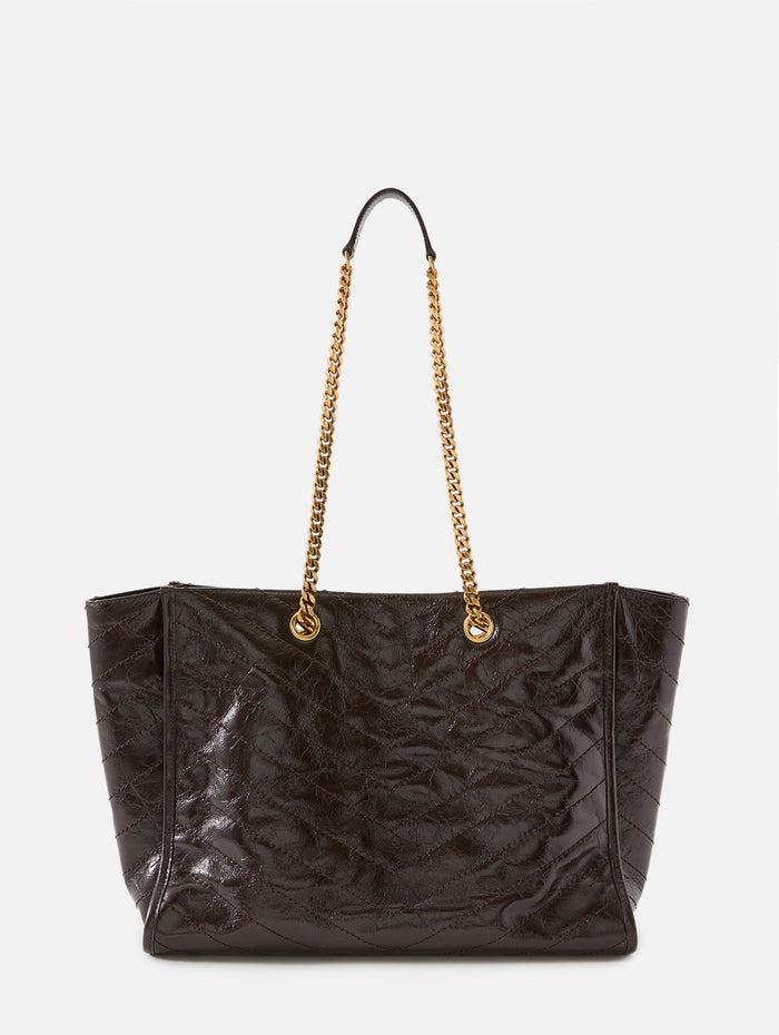 Niki Shopping Bag,SAINT LAURENT,LIGHT BROWN,Image 1