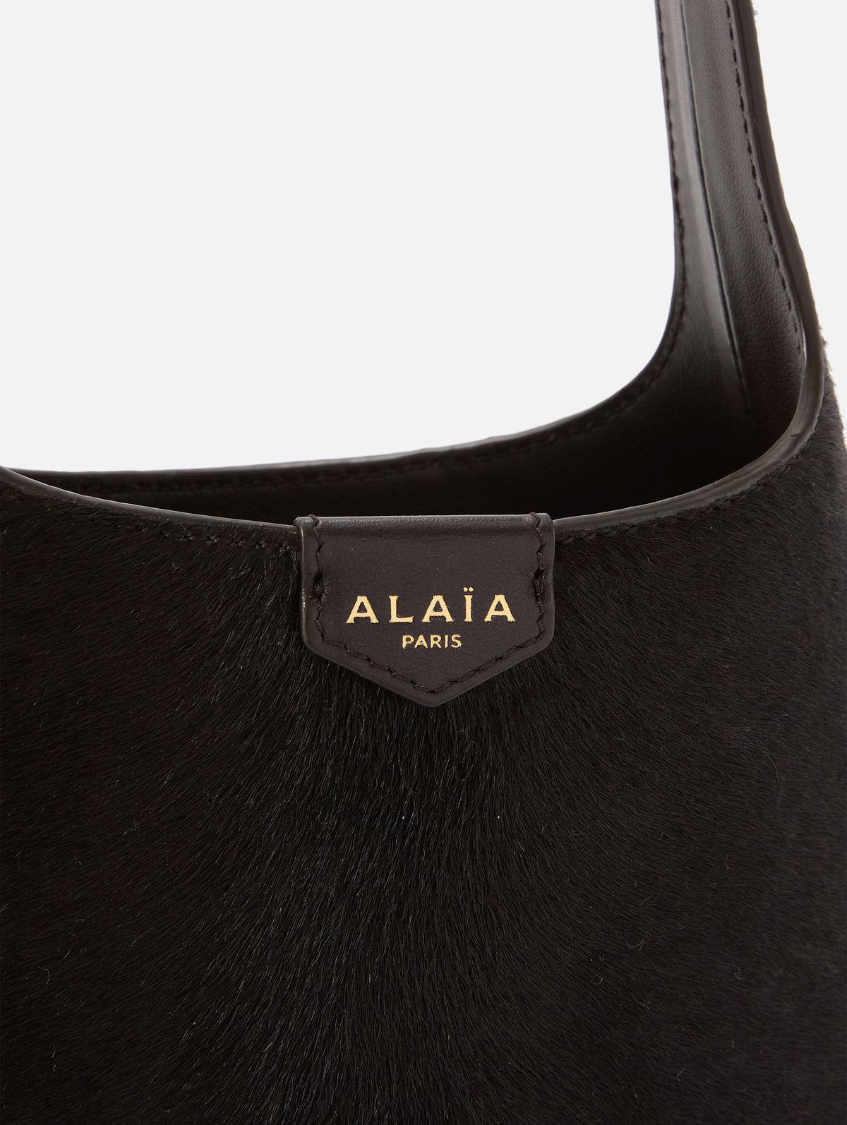 Hobo Shoulder Bag,ALAIA,CHOCOLATE,Image 3