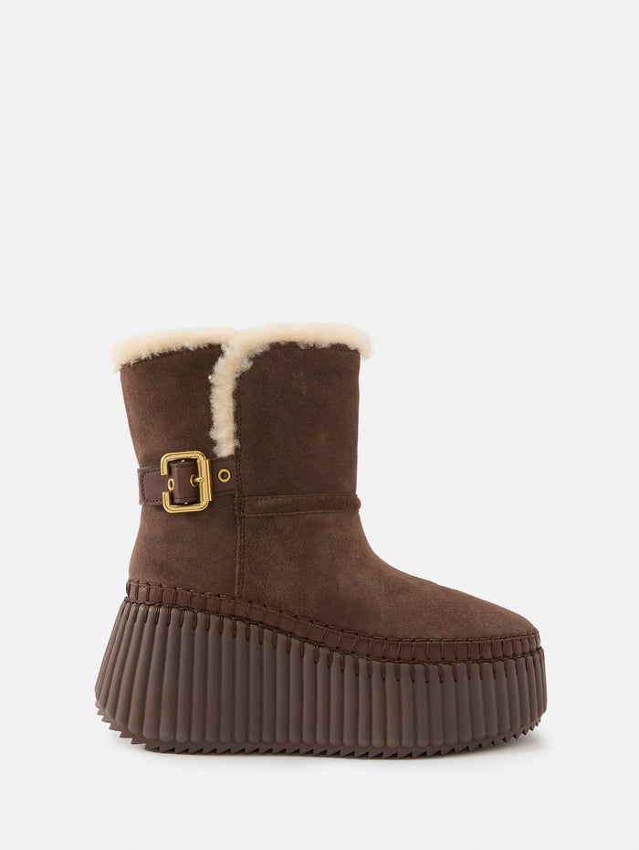 Nama Boot,CHLOÉ,SHARP BROWN,Image 1