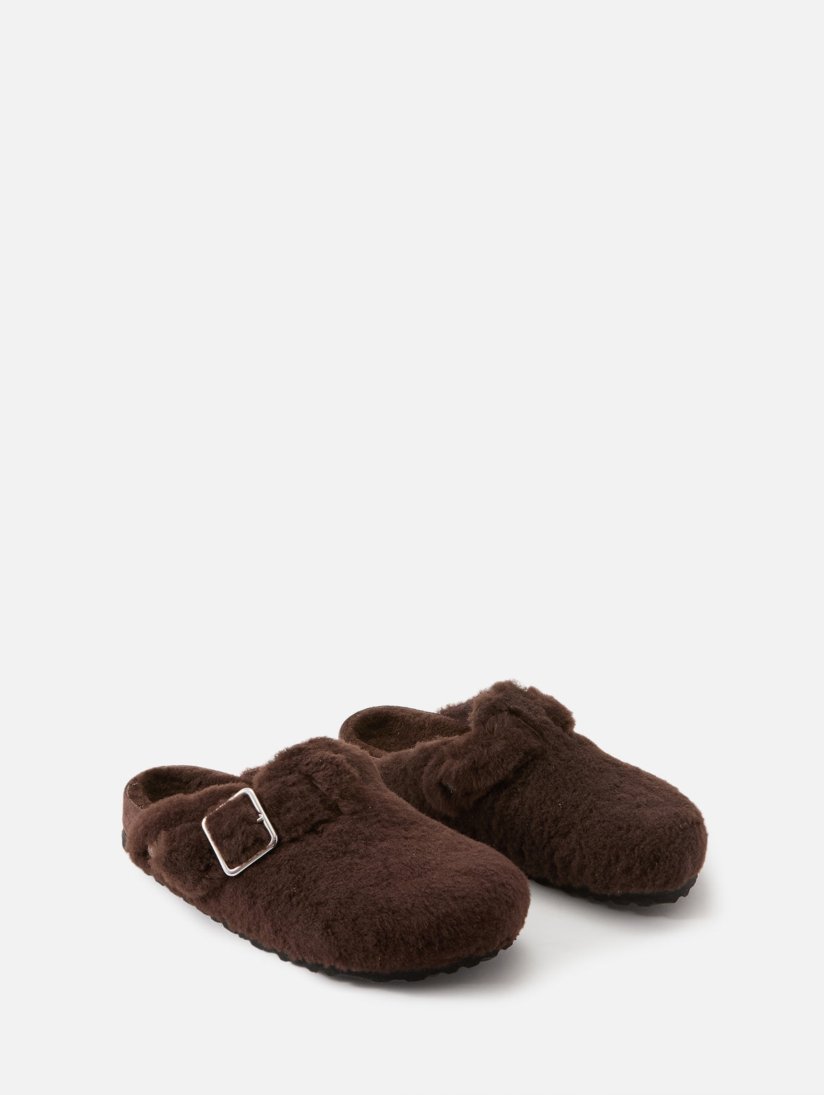 Boston Shearling 1774 Clog,BIRKENSTOCK,CHOCOLATE,Image 2
