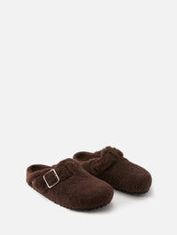 Boston Shearling 1774 Clog,BIRKENSTOCK,CHOCOLATE,Image 2