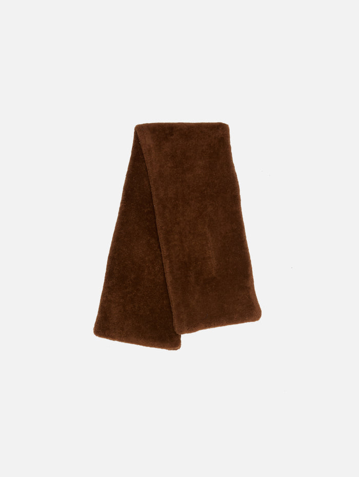 Nell Shearling Scarf,KALLMEYER,GINGER,Image 1