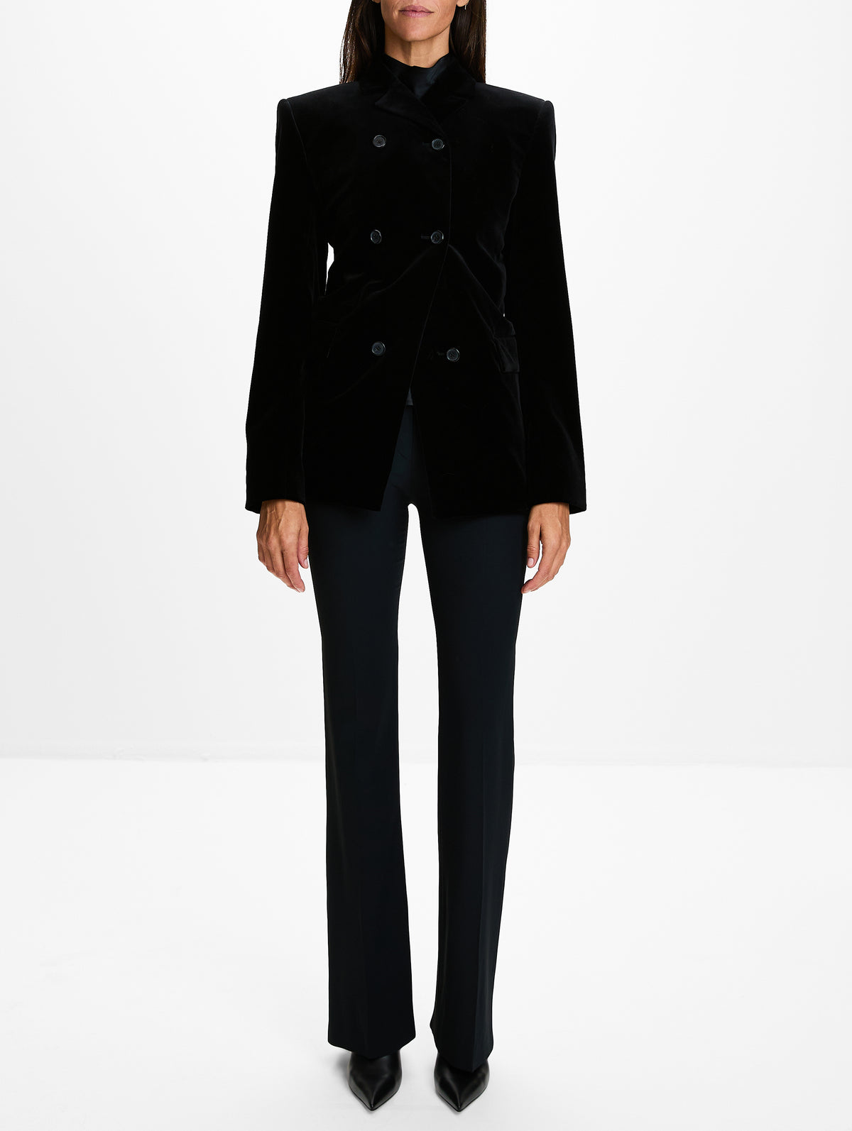 Rolo Jacket,KHAITE,BLACK,Image 2