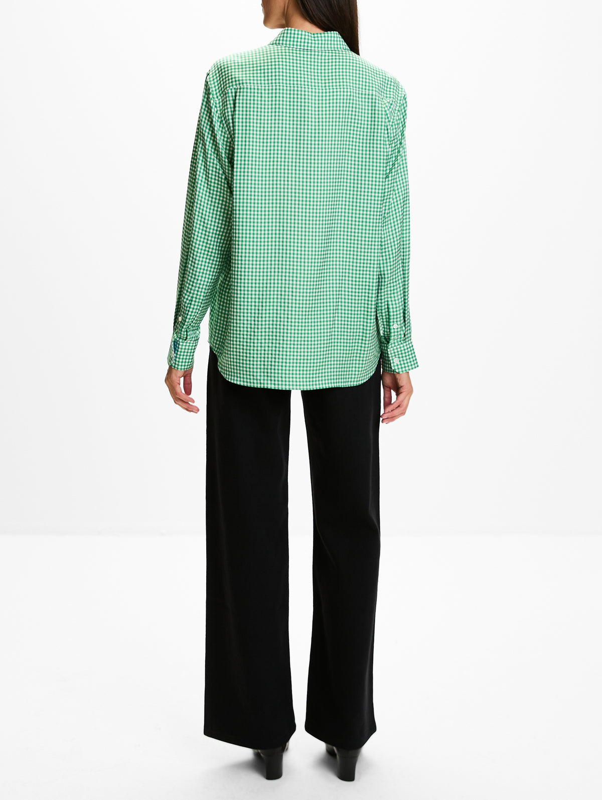 Longsleeve Shirt,LOEWE,GREEN WHITE,Image 3