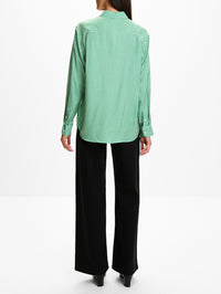 Longsleeve Shirt,LOEWE,GREEN WHITE,Image 3