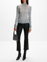 Lenny Cashmere Knit Top,CHRISTOPHER ESBER,GREY MARLE,Image 2