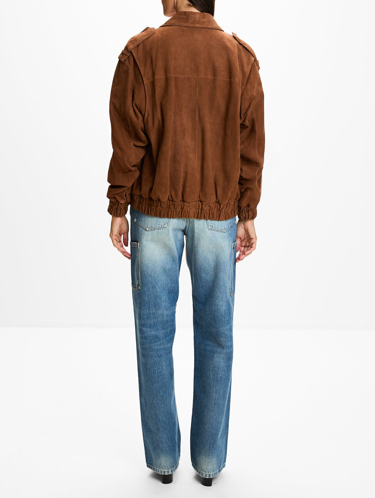 Halti Suede Jacket,ARMA,SADDLE,Image 3