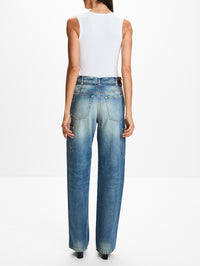 Pippaz Pant,DRIES VAN NOTEN,BLUE,Image 3