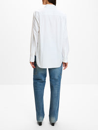 Cheers Shirt,DRIES VAN NOTEN,WHITE,Image 3