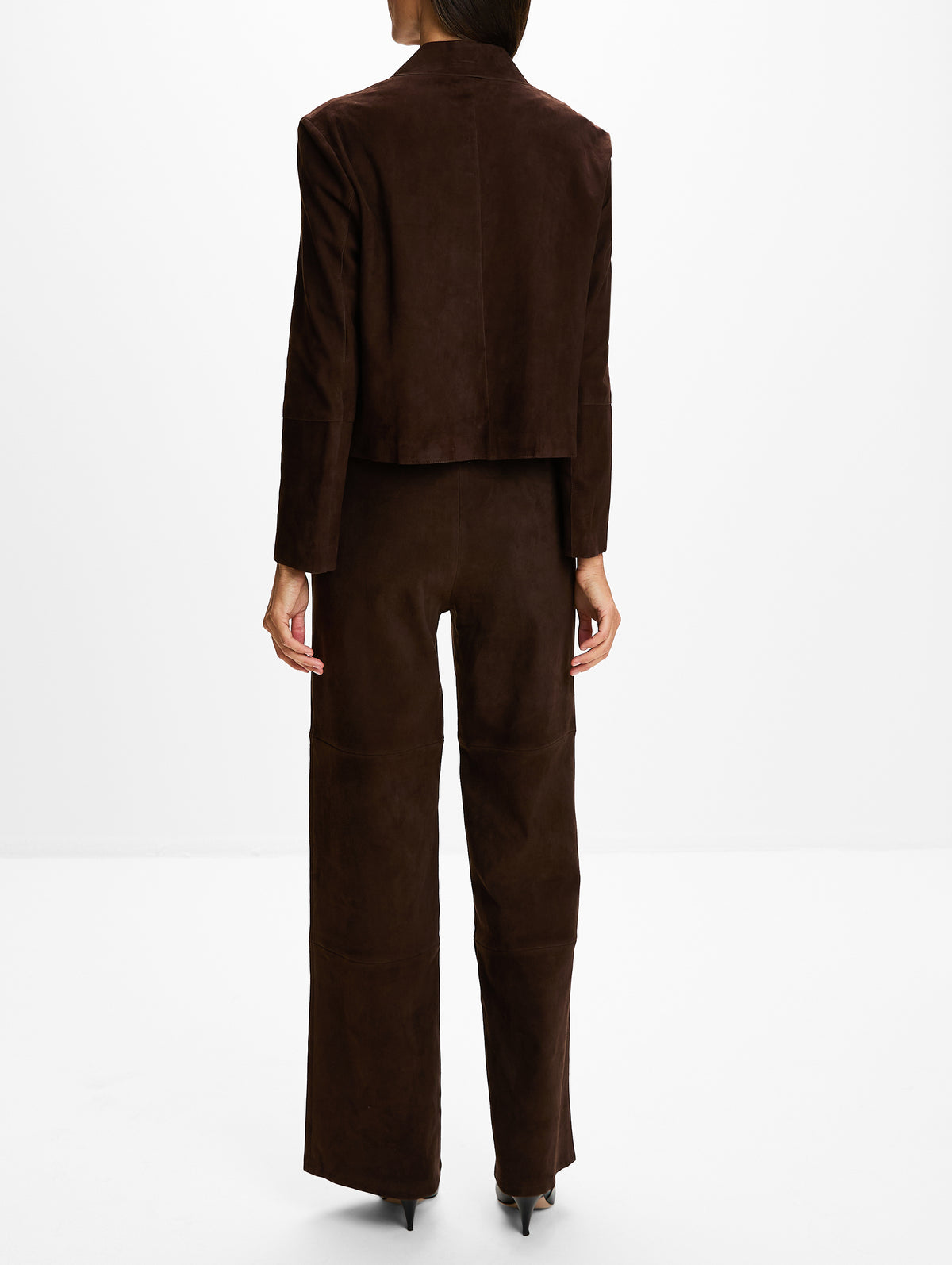 Emy Suede Jacket,ARMA,MUD BROWN,Image 3