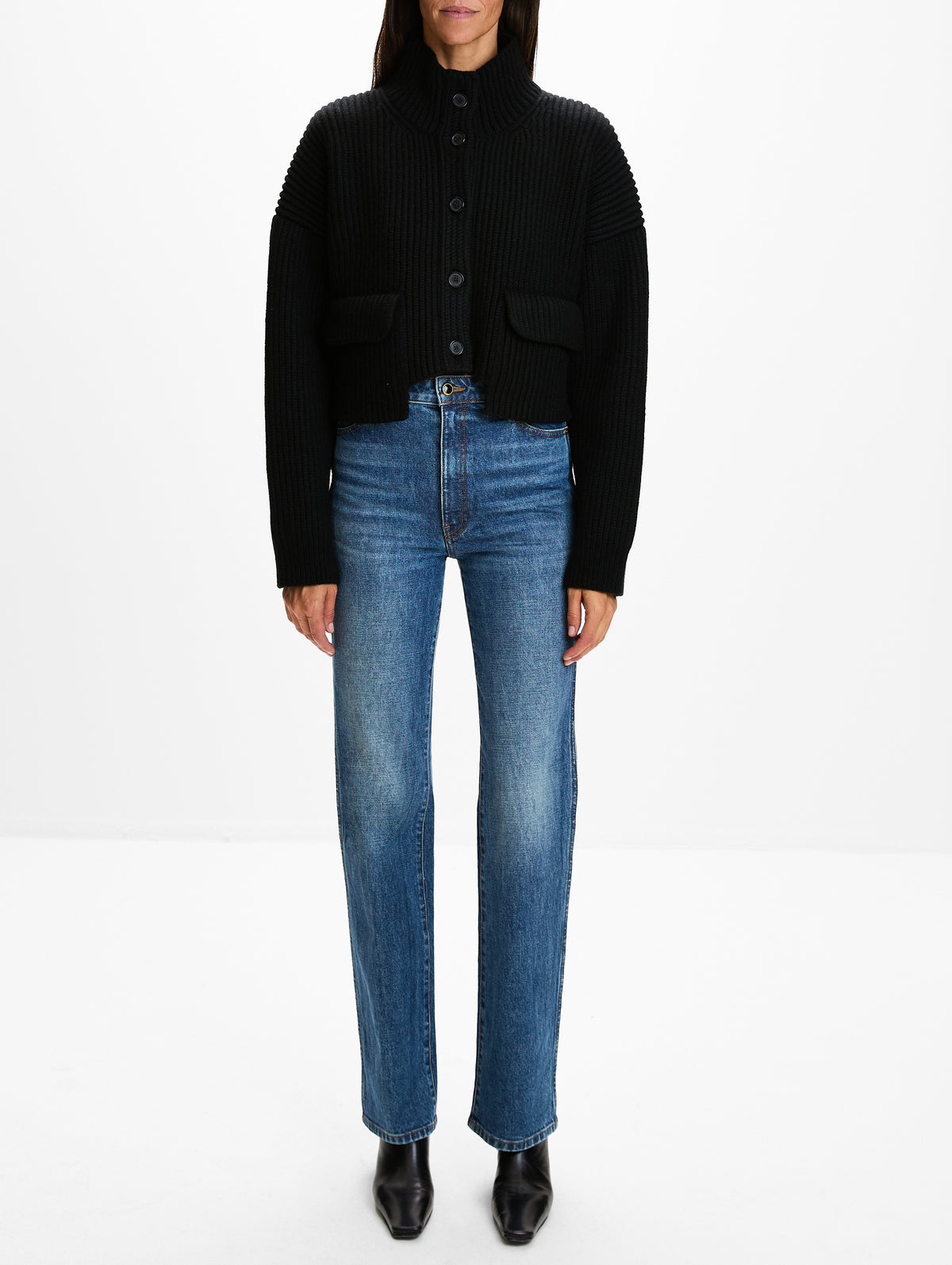 Eita Cardigan,KHAITE,BLACK,Image 2