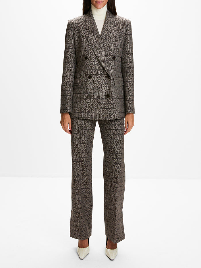 Estelle Blazer,HEIRLOME,TAUPE/ESPRESSO,Image 1