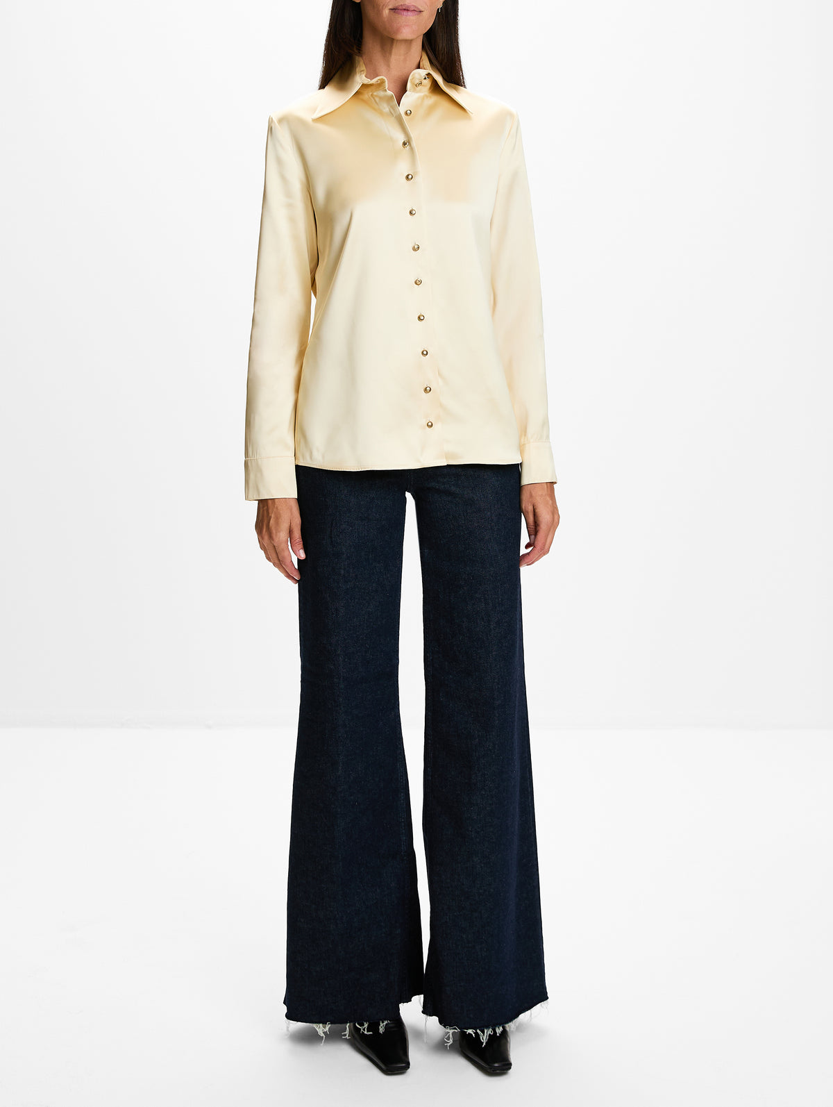 Ivy Top,KHAITE,CHAMPAGNE,Image 2
