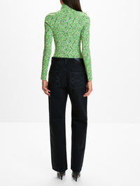 Longsleeve Top,LOEWE,GREEN MULTI,Image 3