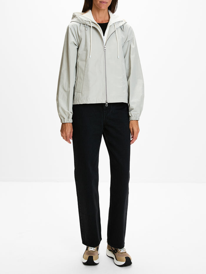 Hooded Jacket,LOEWE,LIGHT GREY,Image 1