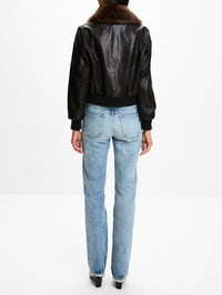 Airman Jacket,SUSAN BENDER,BLACK,Image 3