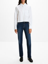 Cropped Classic T-Shirt,CLOSED,WHITE,Image 2