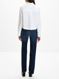 Cropped Classic T-Shirt,CLOSED,WHITE,Image 3